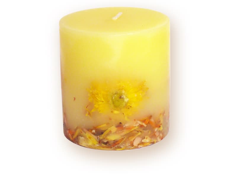 Small decorated candles